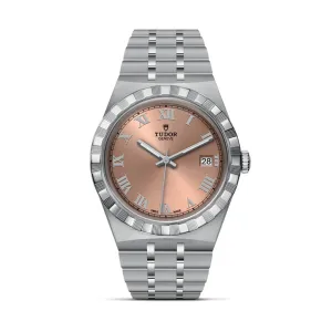 TUDOR Royal 38mm Case, Salmon Dial, Steel Bracelet (M28500-0007)