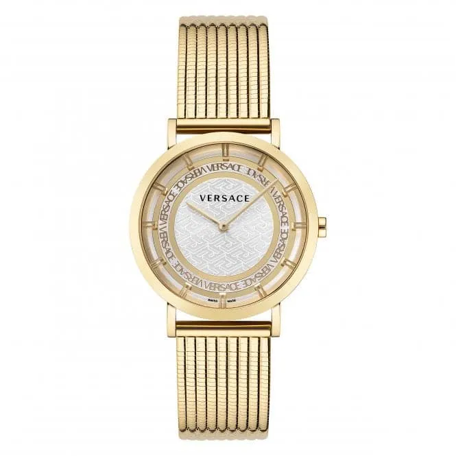 Versace Ladies New Generation Champagne Silver Watch VE3M00522