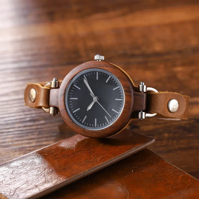 Women's Elegant Lightweight Natural Wooden Watch