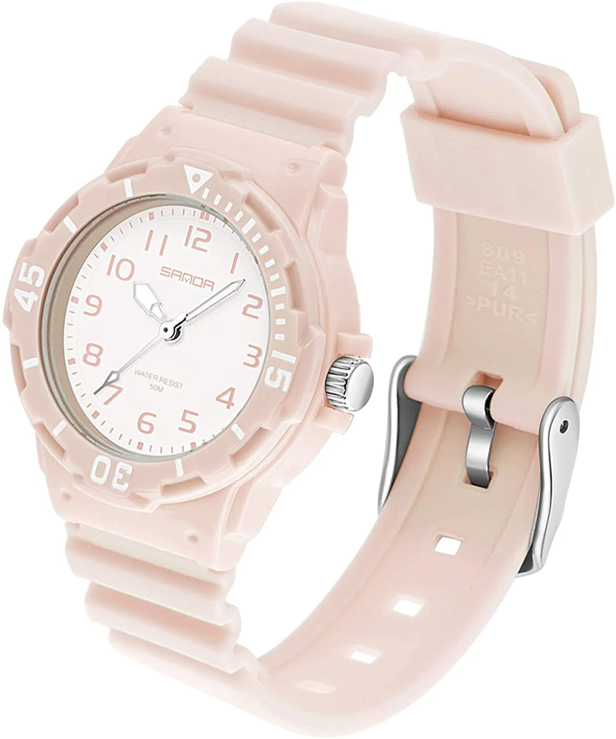 Women's Watch Sport Waterproof Watches Nurse Minimalist Simple Analog Watch Casual Ladies Watch Rose Gold Pink