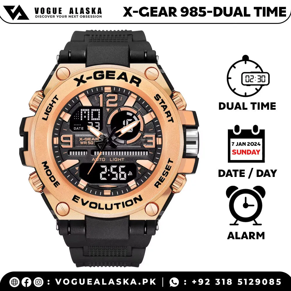 X-Gear 985 Analog & Digital, Men's Sports Watch