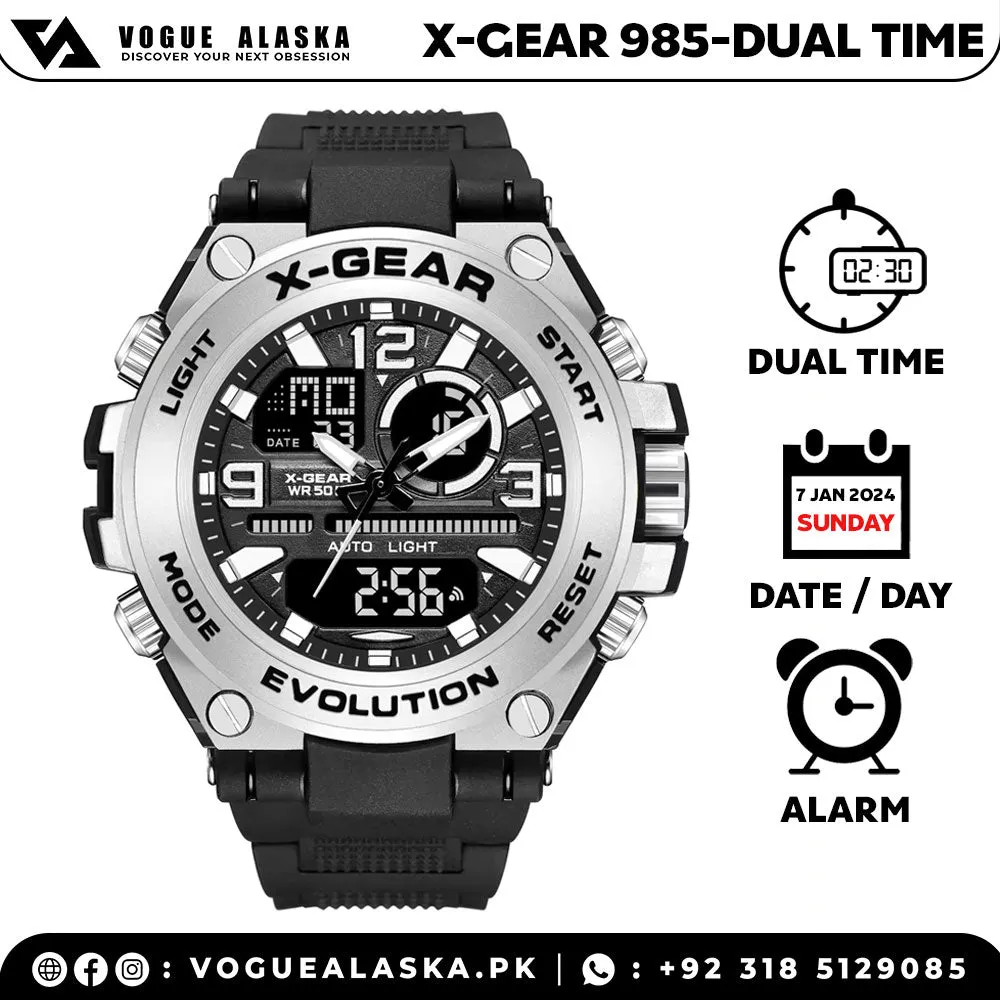 X-Gear 985 Analog & Digital, Men's Sports Watch